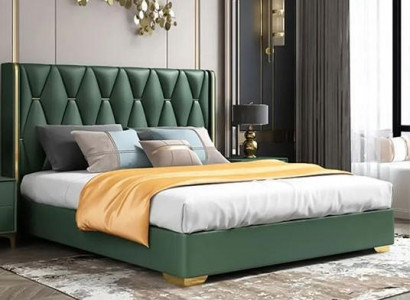 Bett Chesterfield Luxus Betten Barock Rokoko Möbel Hotel Leder Schlafzimmer Neu